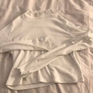 Brandy Melville White Crop Top